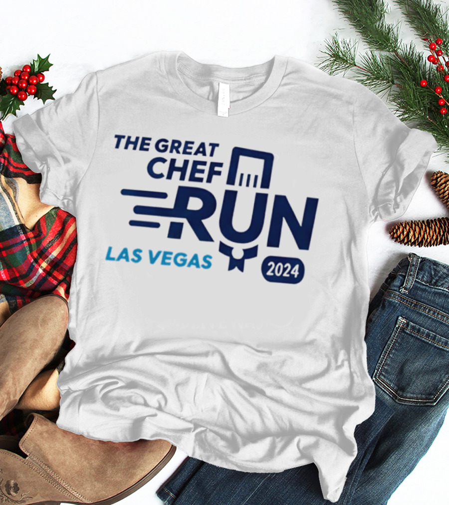 The Great Chef Run Las Vegas 2024 Culinary Event T-Shirt