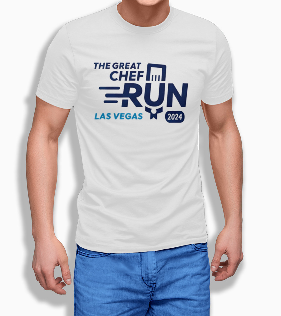 The Great Chef Run Las Vegas 2024 Culinary Event T-Shirt