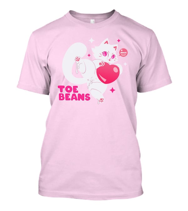 Toe Beans Juicy Cat Candy Heart Kawaii T-Shirt