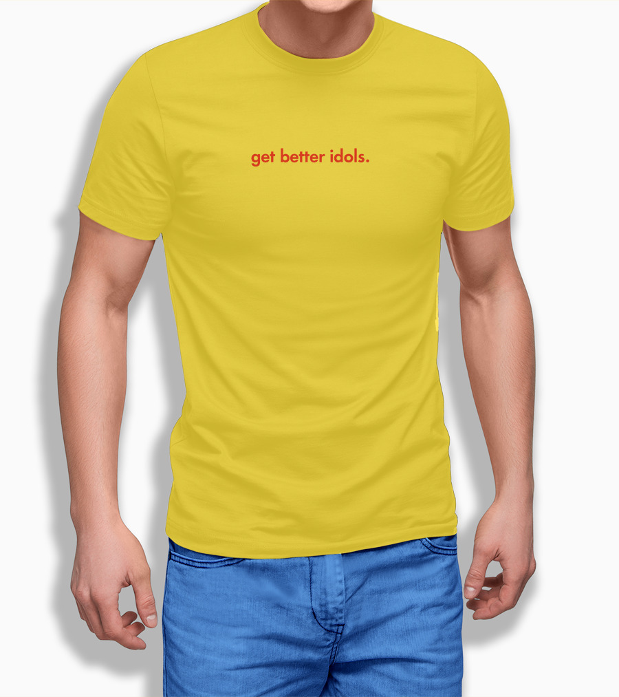 Bailey Sarian Merch Get Better Idols Red Text T-Shirt