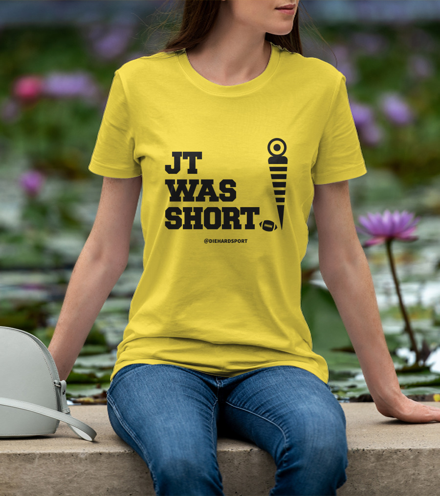 JT Was Short @DiehardSport Football Marker T-Shirt