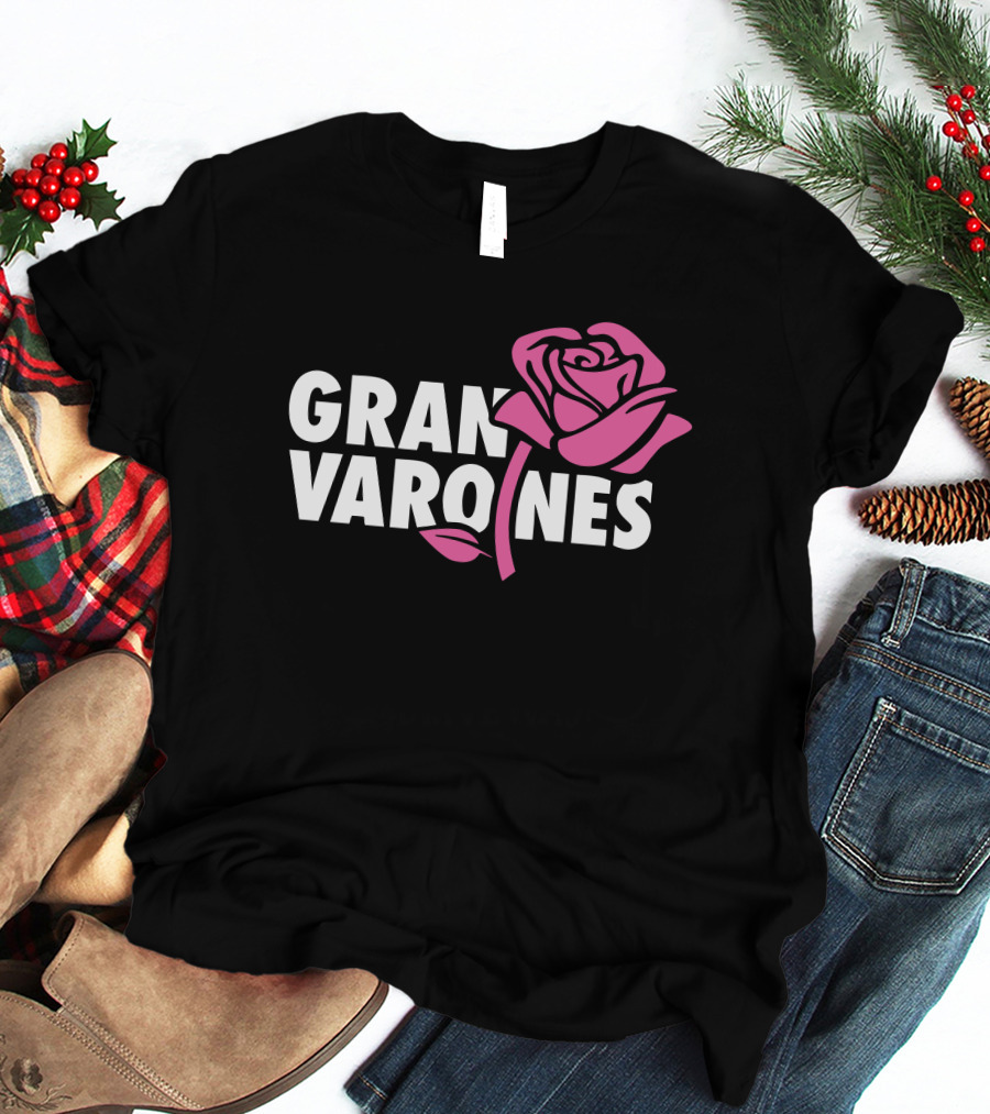 Gran Varones Rose Graphic Merch T-Shirt