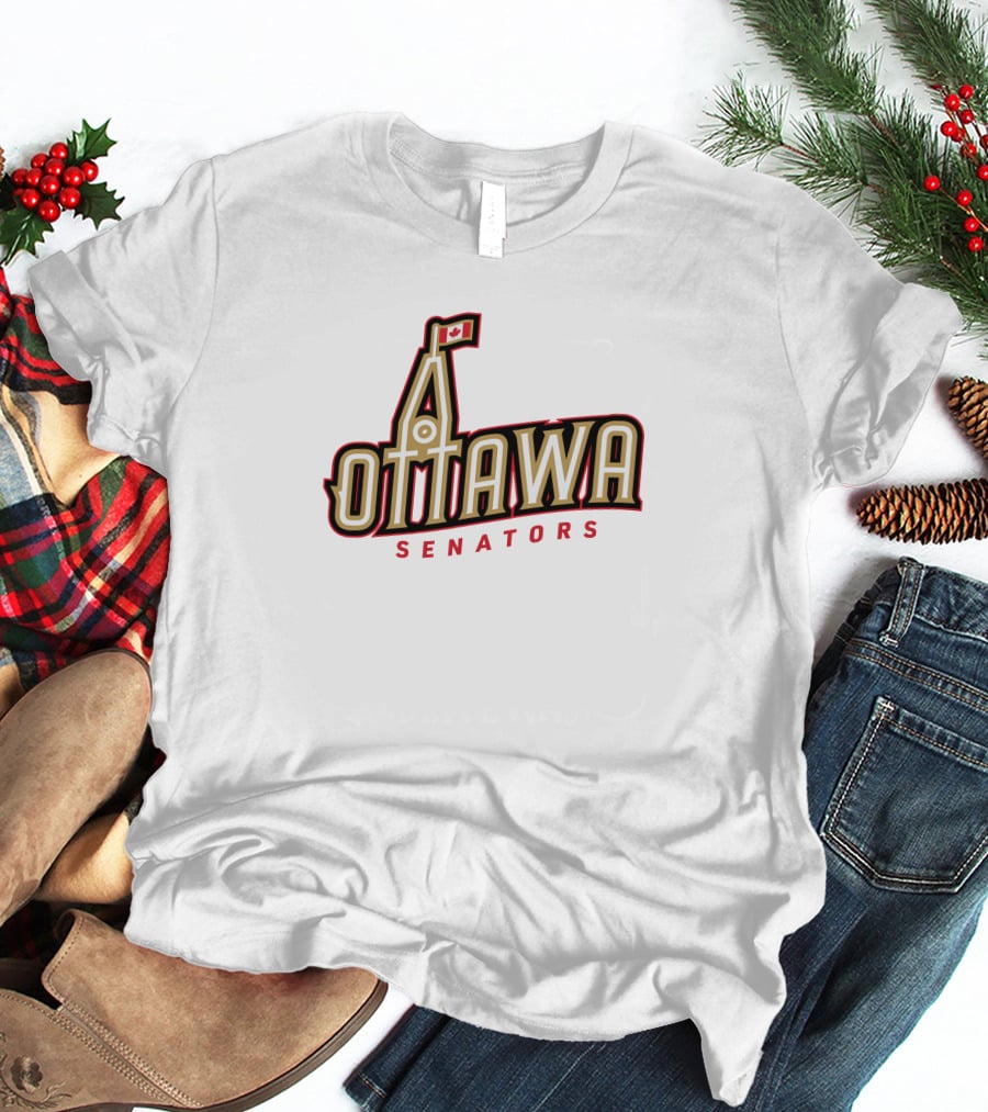 Ottawa Senators Peace Tower Canada Team Shop Ottawa T-Shirt