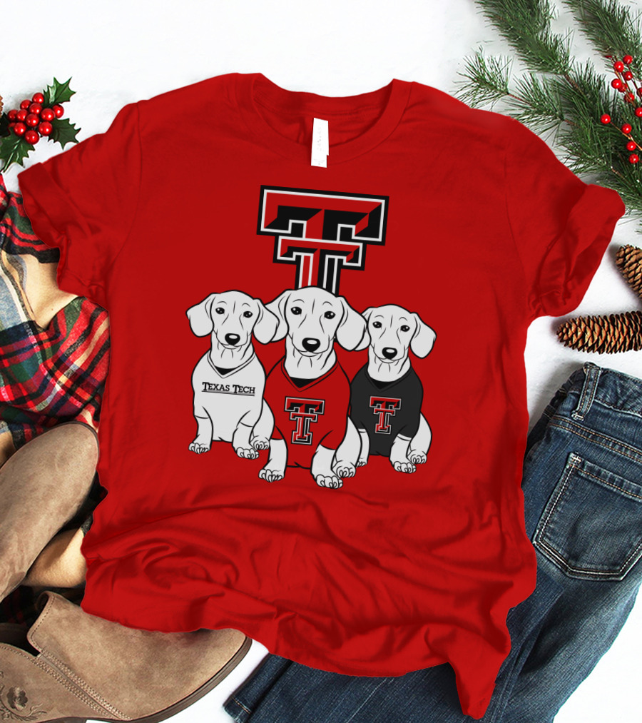 Texas Tech Tt Logo Dogs T-Shirt