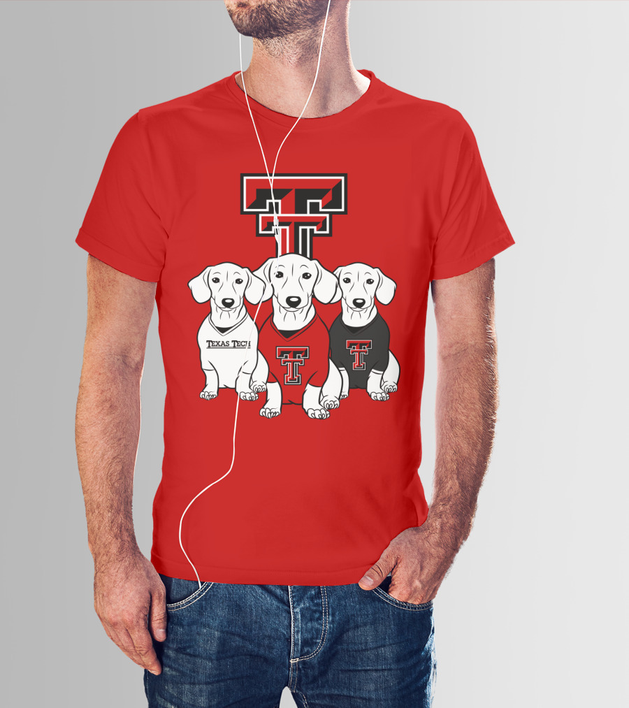 Texas Tech Tt Logo Dogs T-Shirt
