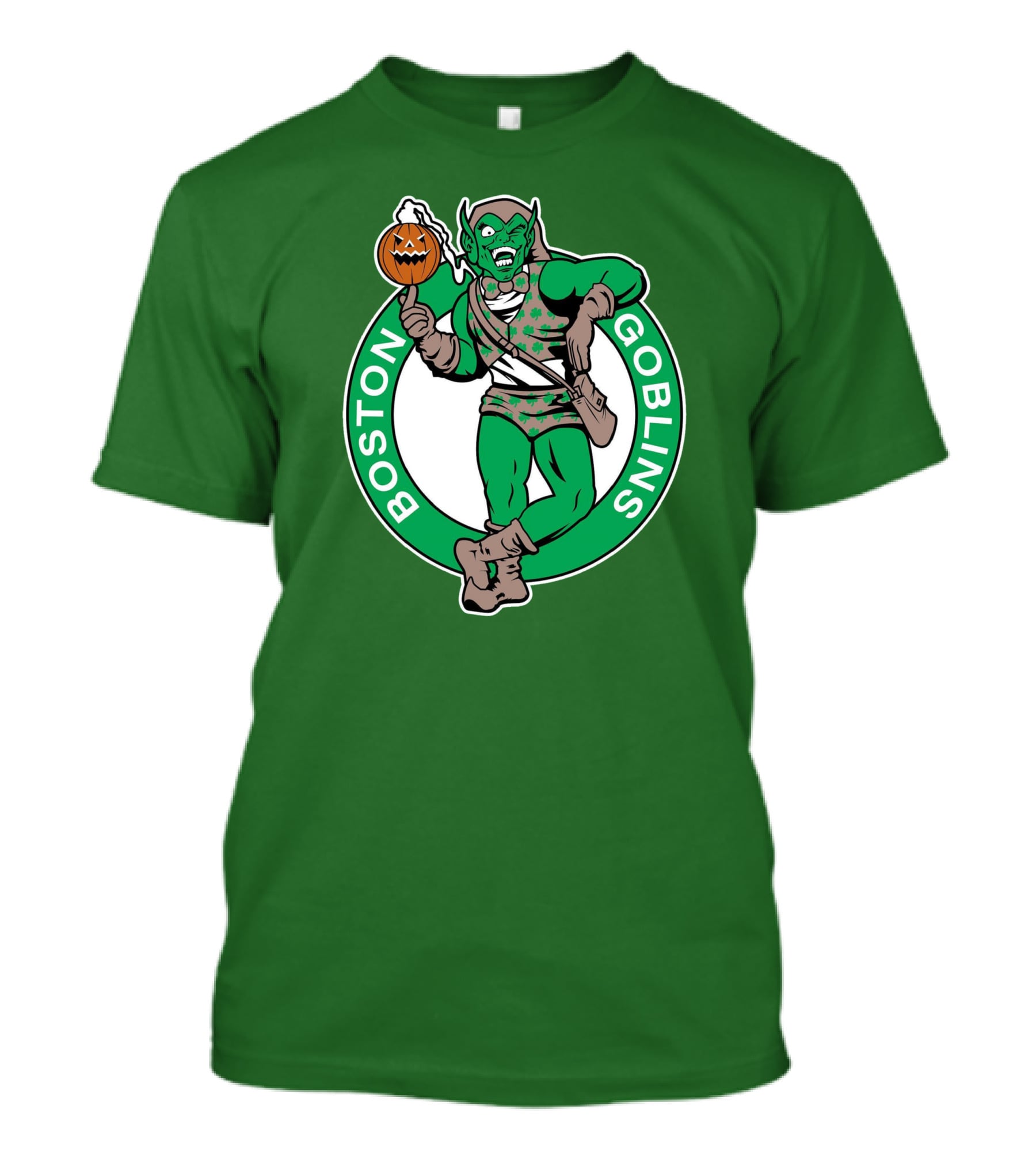 Boston Goblins Halloween Basketball Crossover T-Shirt