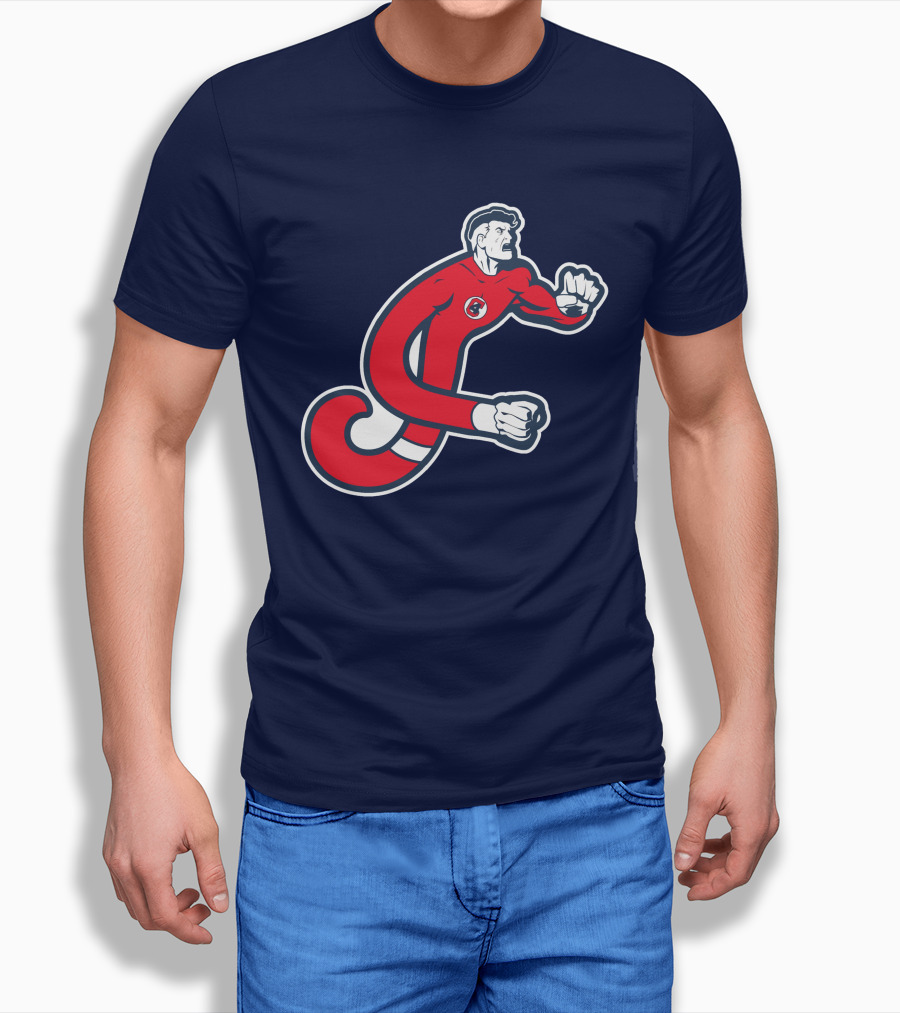 Cleveland Mr. Fantastics MLB Stretching Superhero T-Shirt