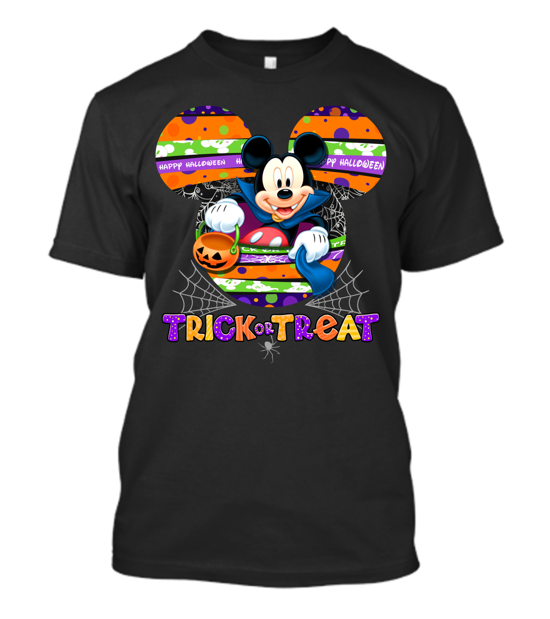 Happy Halloween Mickey Trick Or Treat T-Shirt