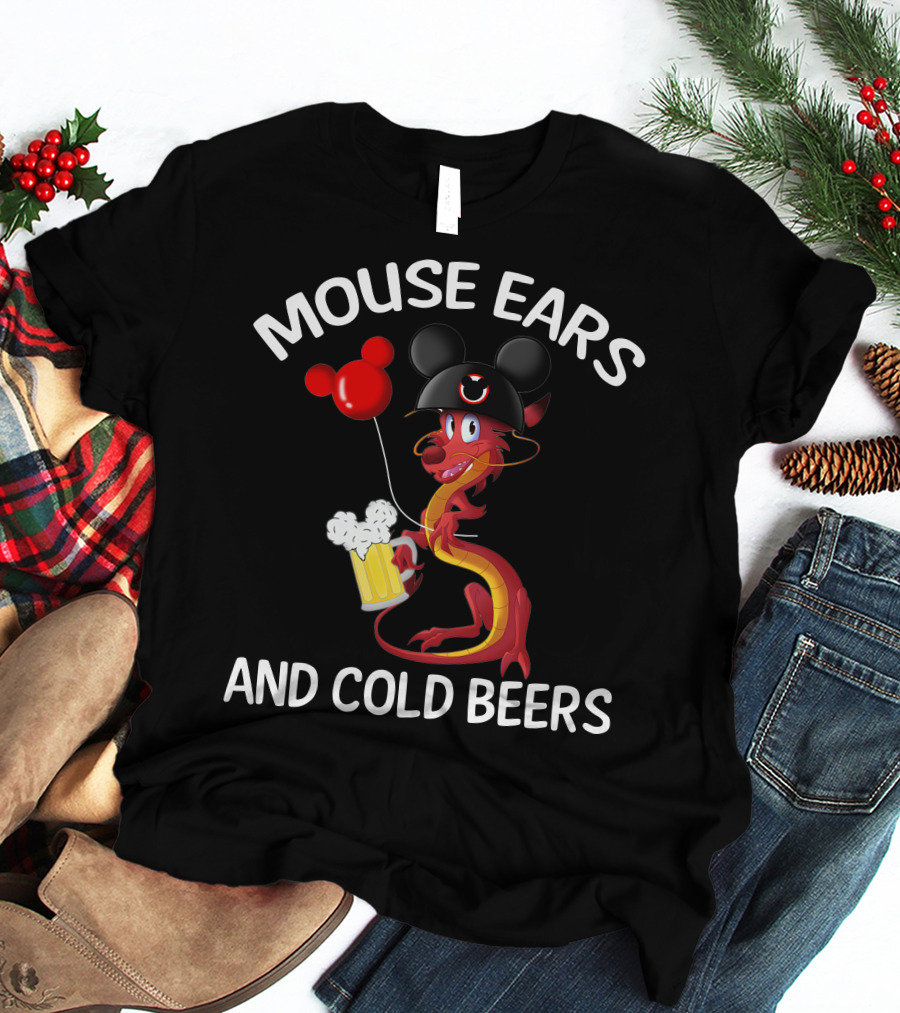 Mushu Mouse Ears And Cold Beers T-Shirt