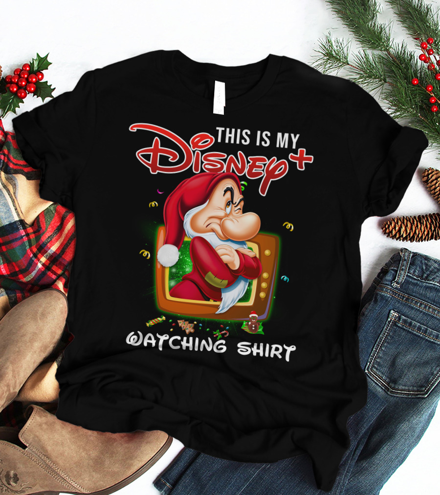 This Is My Disney+ Grumpy Watching T-Shirt