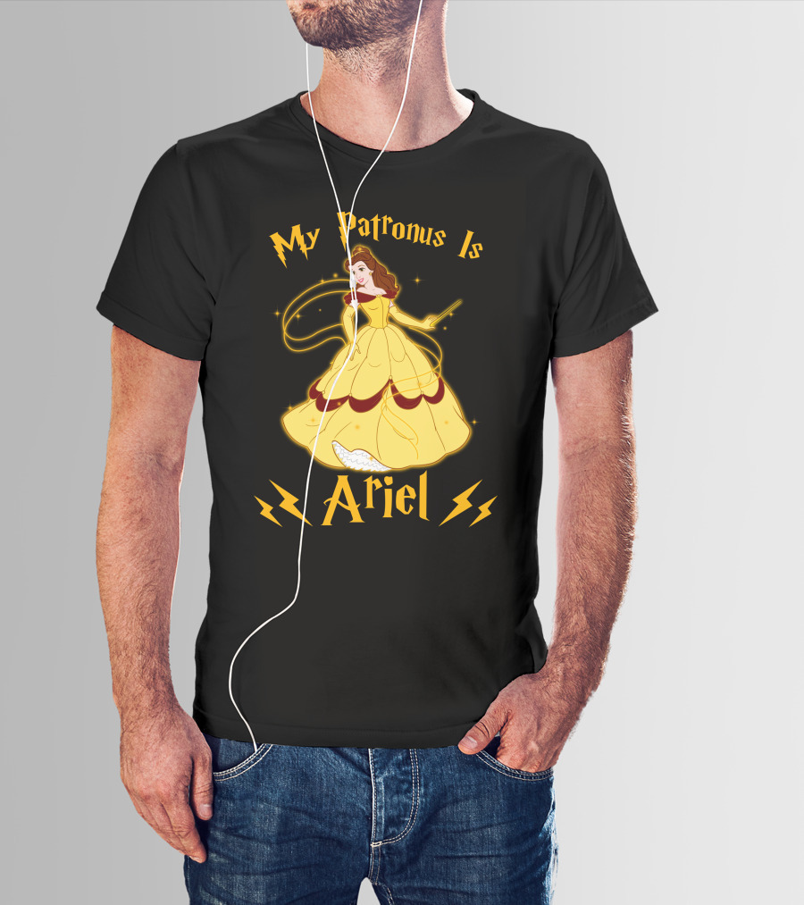 My Patronus Is Ariel Belle Disney Princesses Crossover T-Shirt