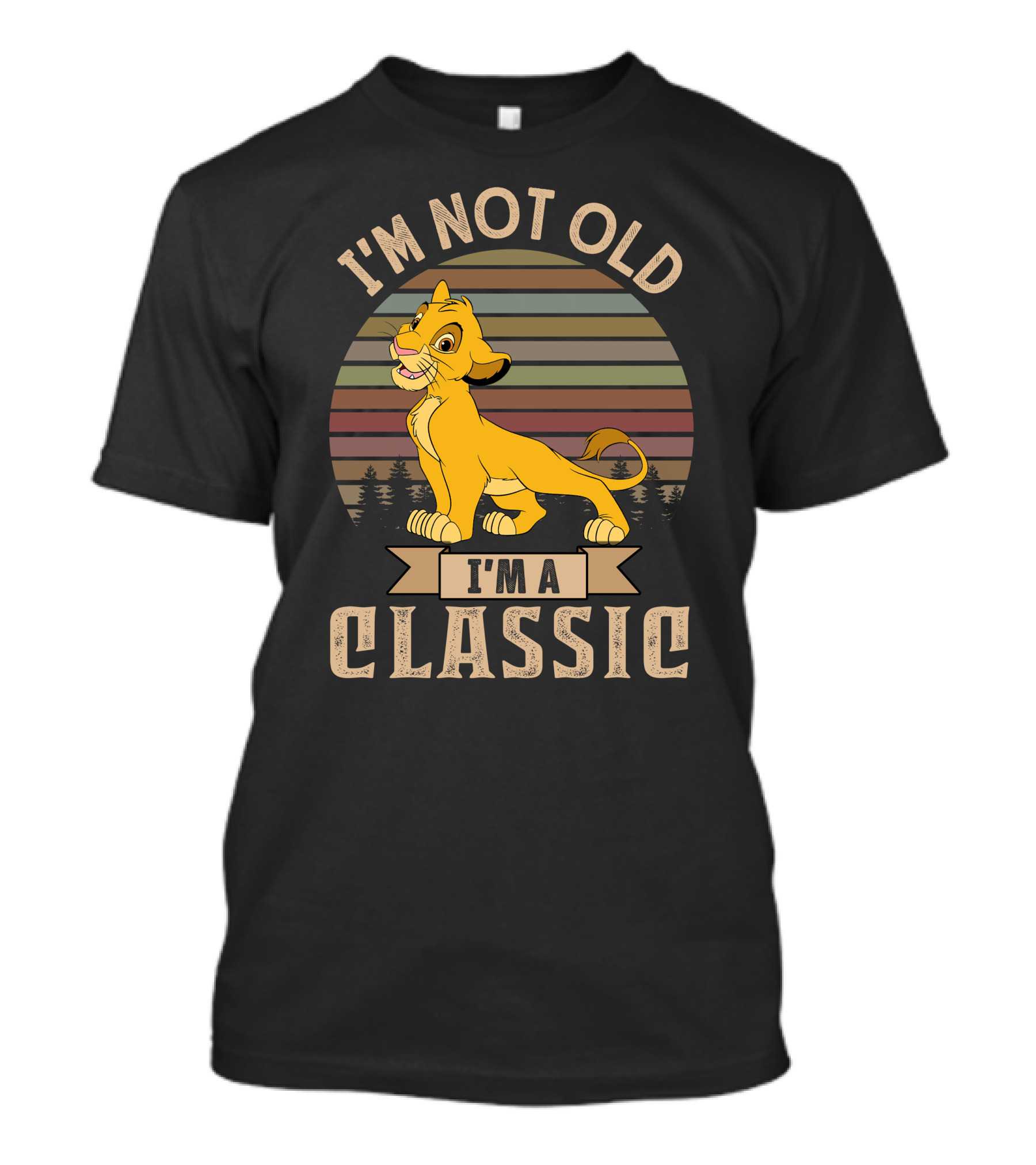 I'm Not Old I'm A Classic Simba Vintage Style T-Shirt