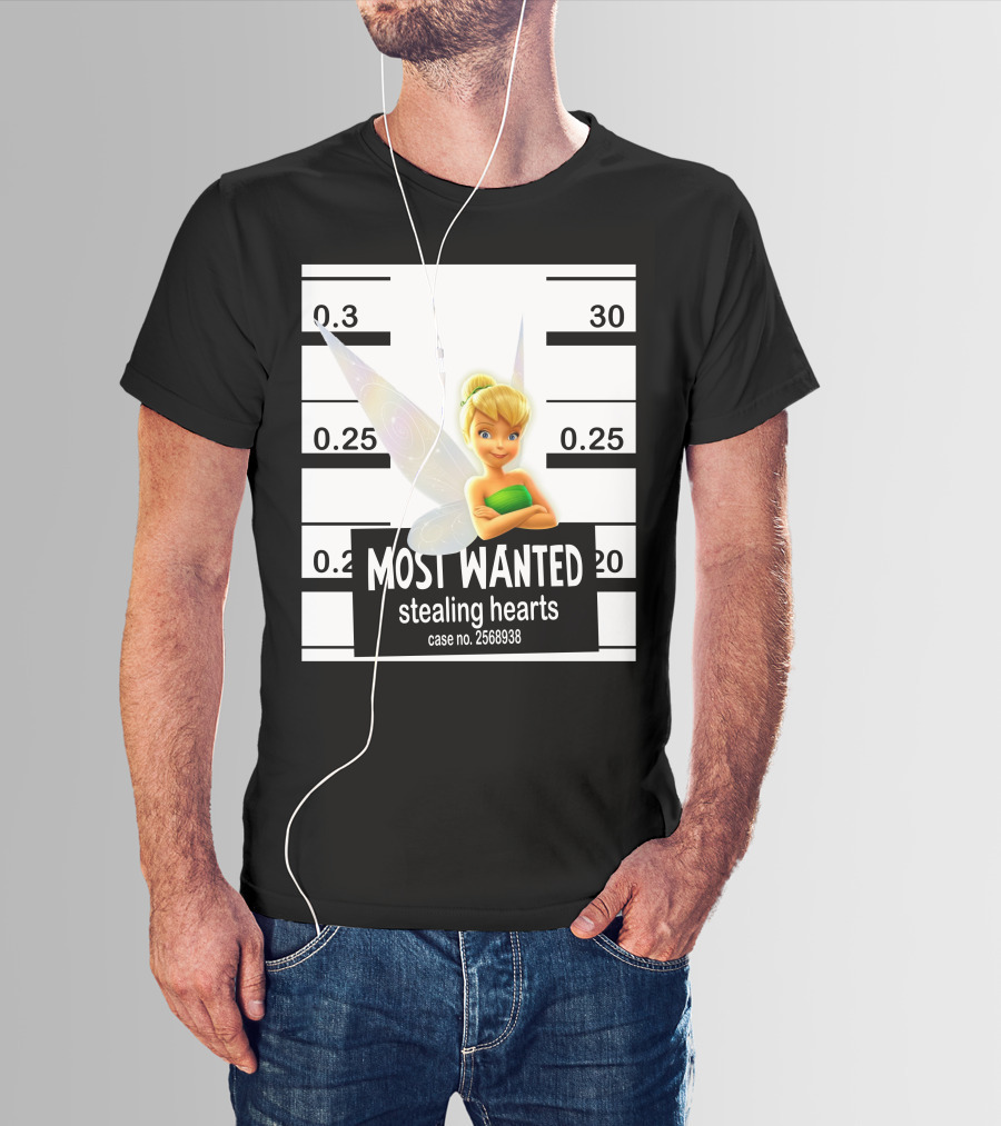 Most Wanted Stealing Hearts Tinker Bell Case No. 2568938 T-Shirt