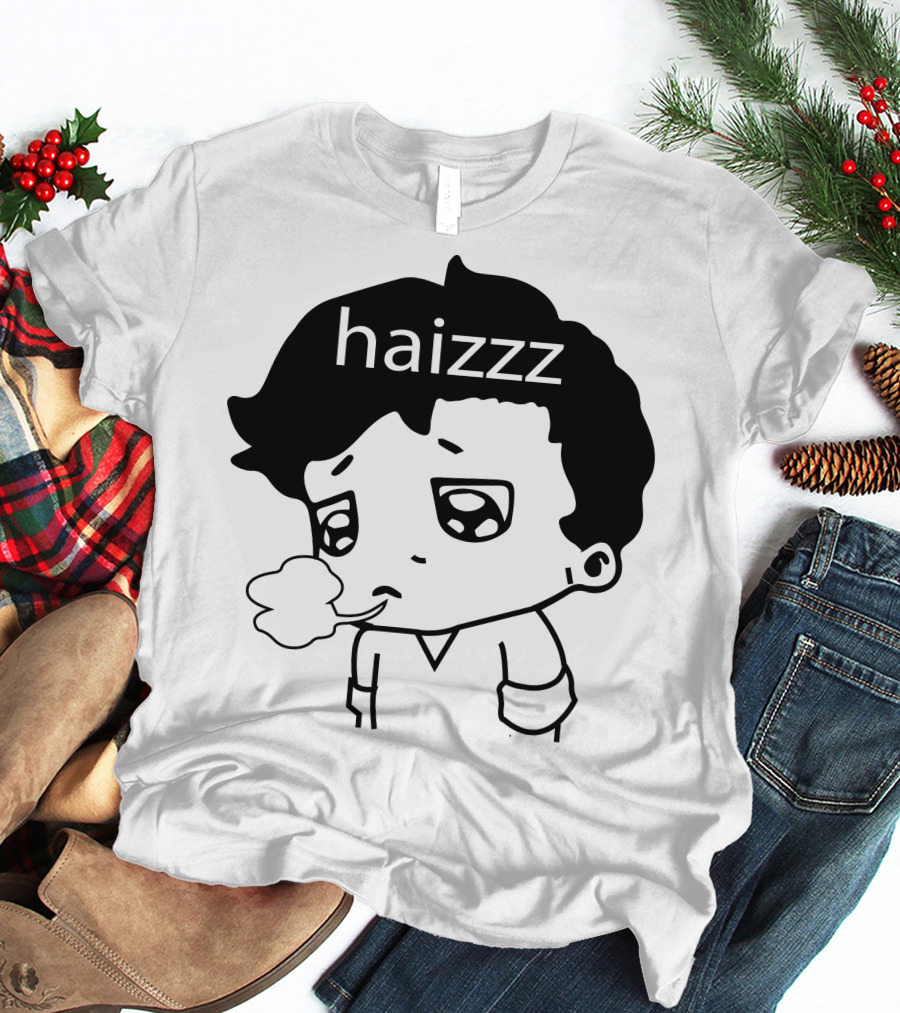 Haizzz Thổi Bong Bóng Buồn Dễ Thương T-Shirt
