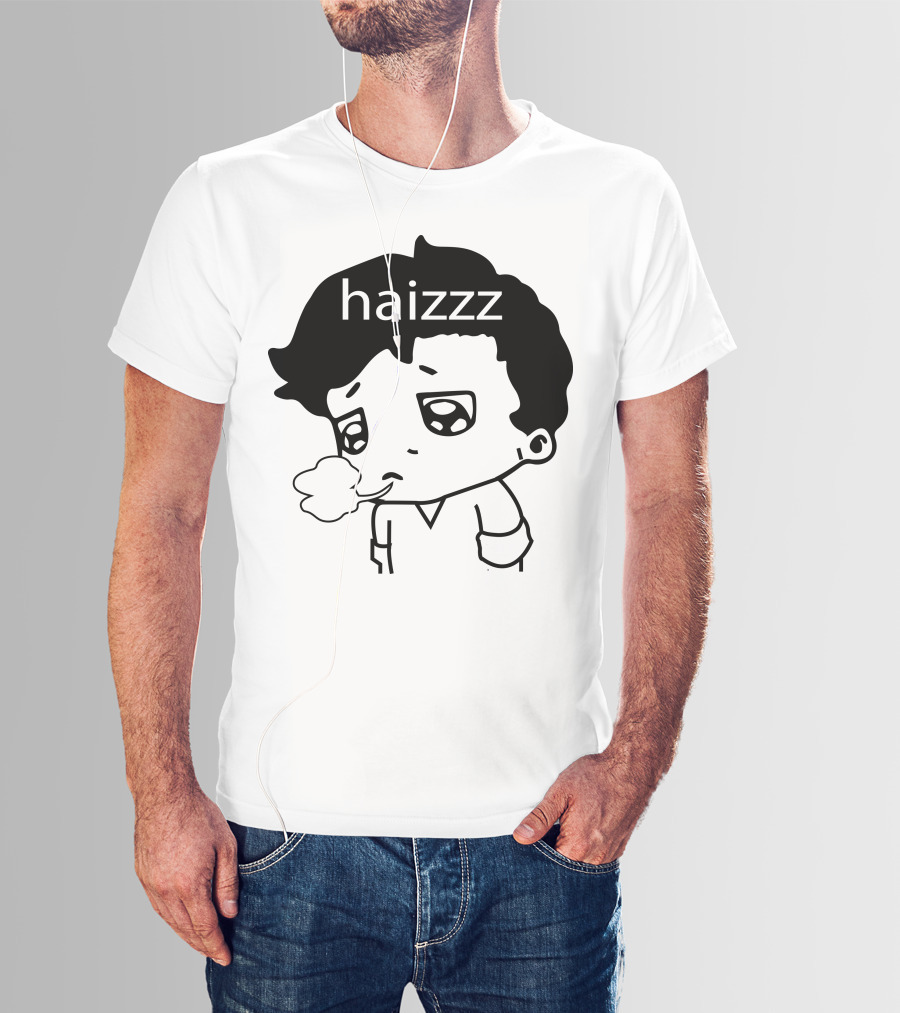 Haizzz Thổi Bong Bóng Buồn Dễ Thương T-Shirt