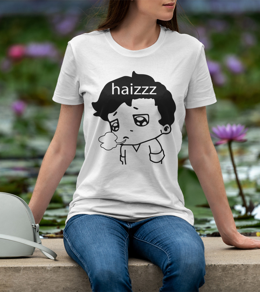 Haizzz Thổi Bong Bóng Buồn Dễ Thương T-Shirt