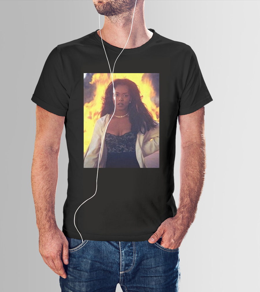 Waiting To Exhale Angela Bassett Fire Scene T-Shirt