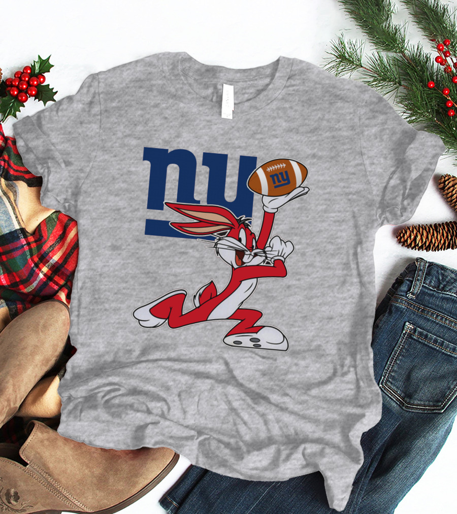 New York Giants Bugs Bunny Football T-Shirt