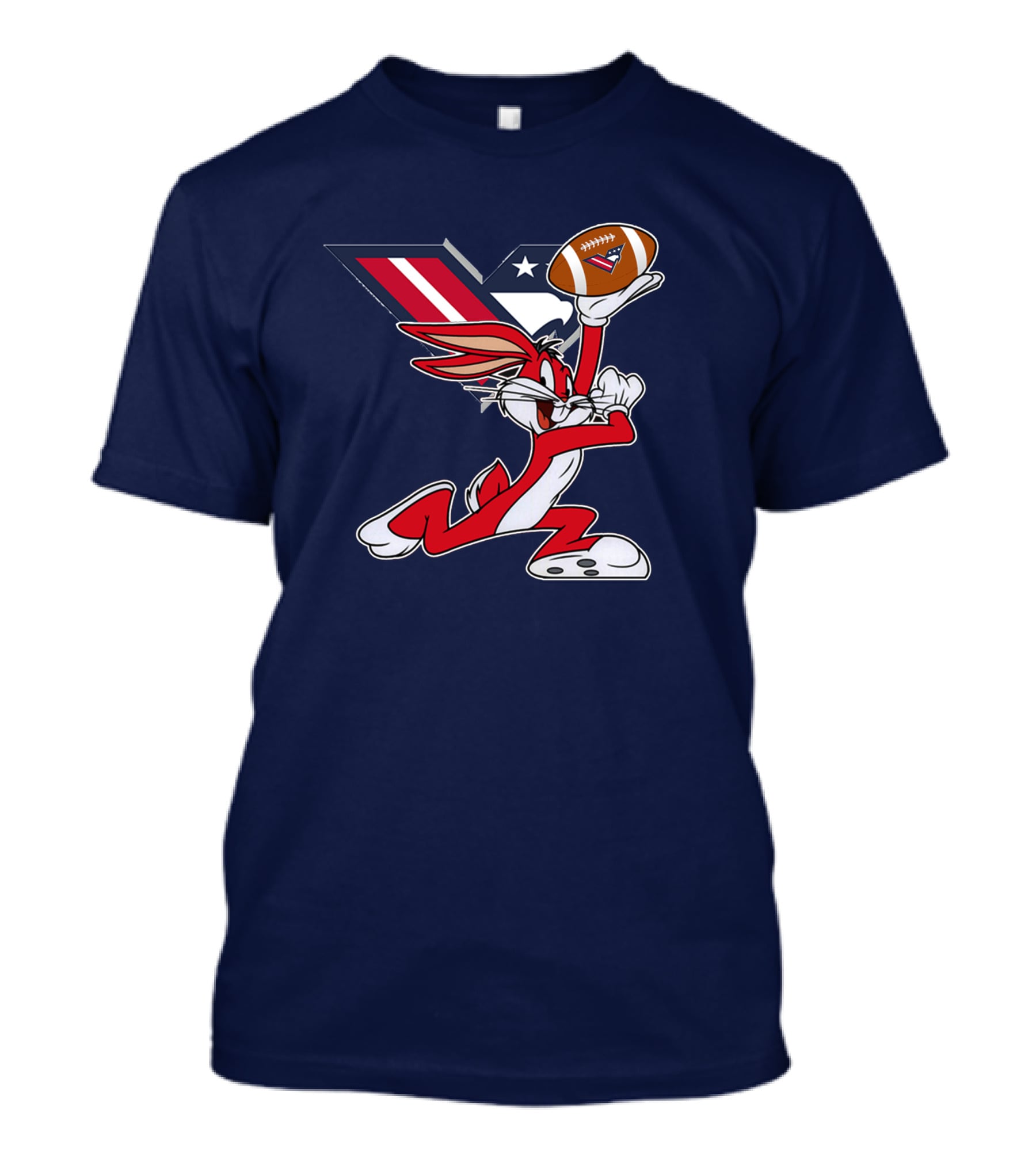 Bugs Bunny Washington Valor Chiefs Football Crossover T-Shirt