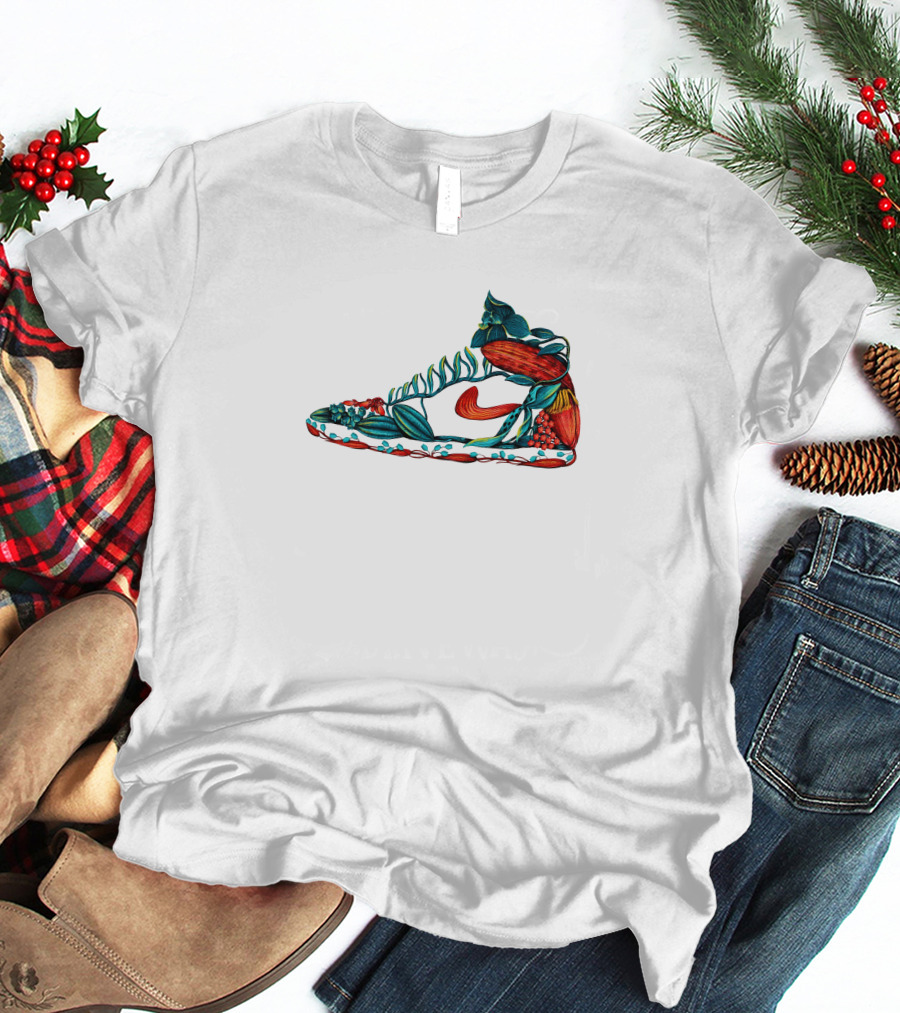 Raxenne Maniquiz Philippine Botanical Air Jordans T-Shirt