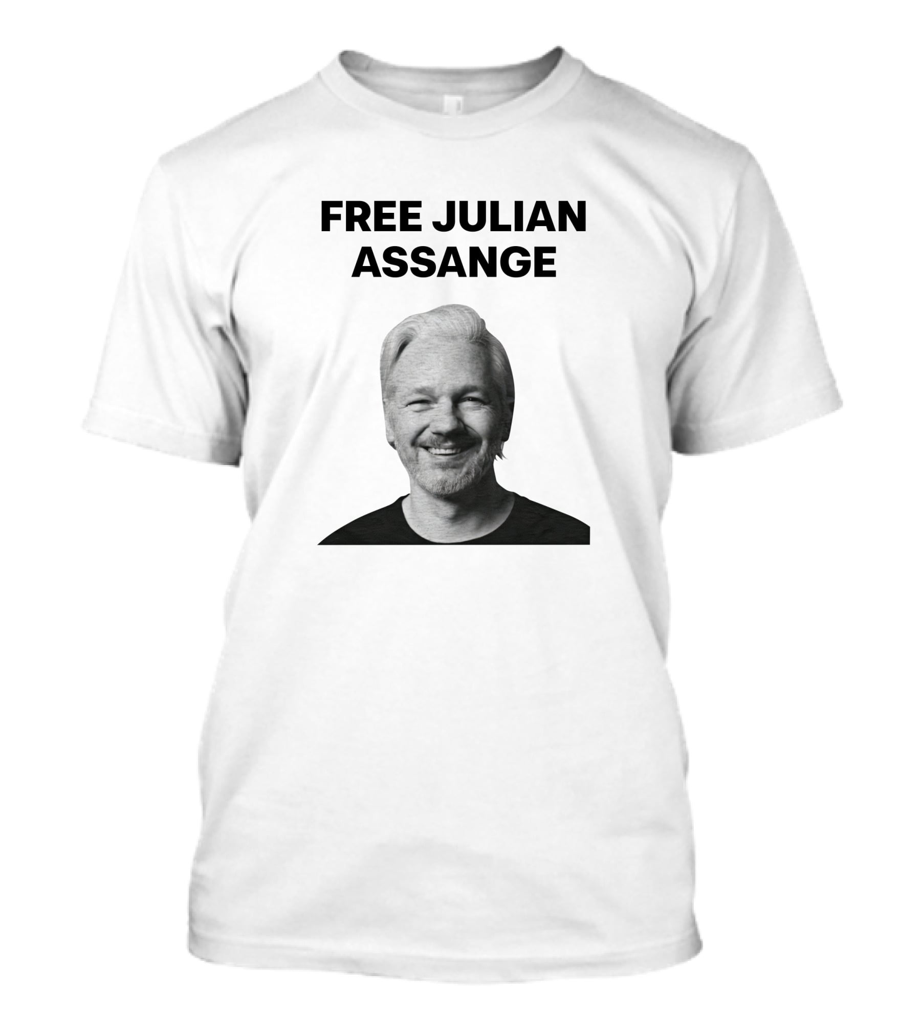 Free Julian Assange Protest Wikileaks Shop T-Shirt