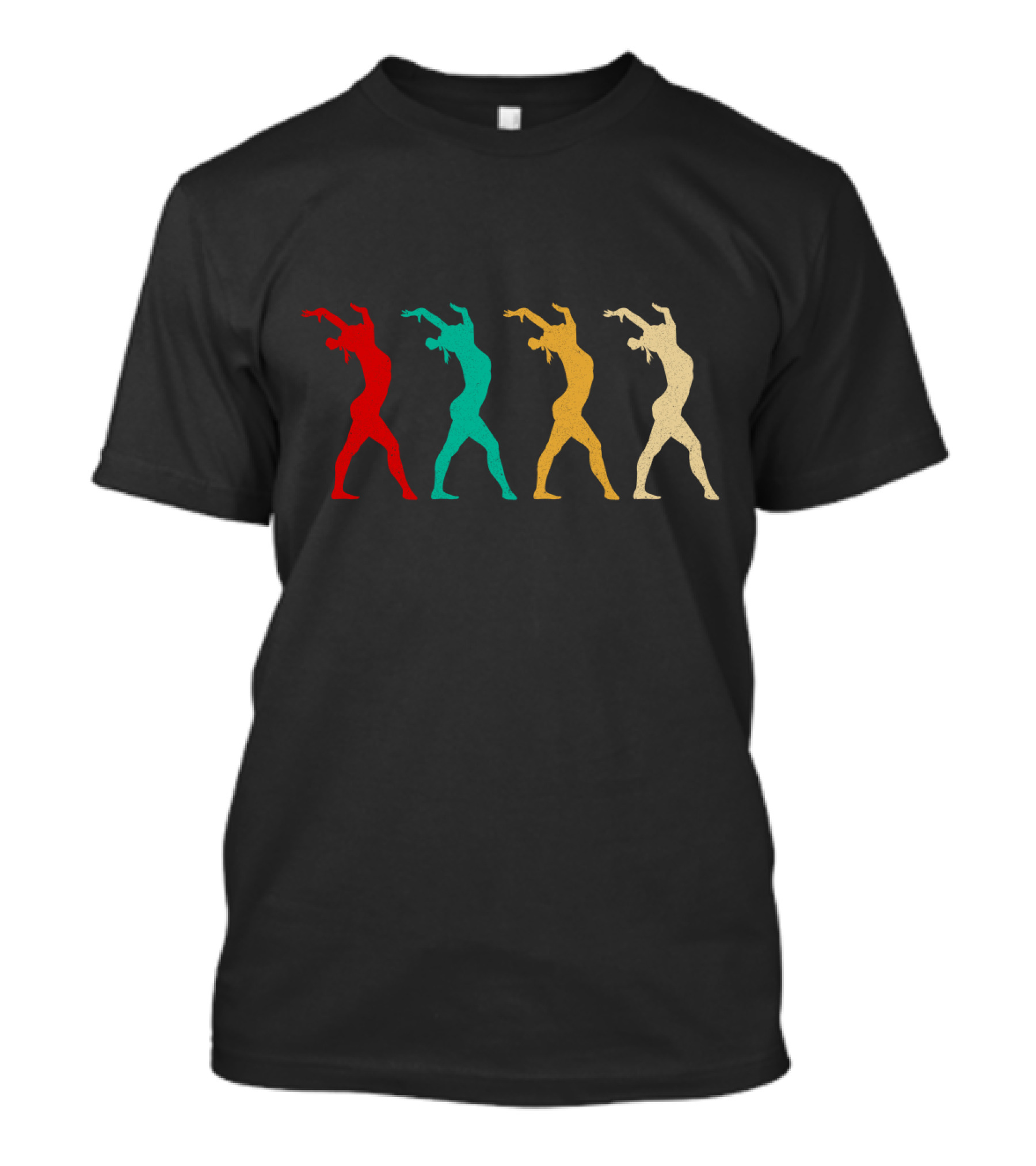 Vintage Gymnastics Colorful T-Shirt