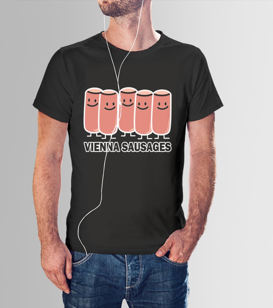 Vienna Sausages Happy Friends Smiling Quartet T-Shirt