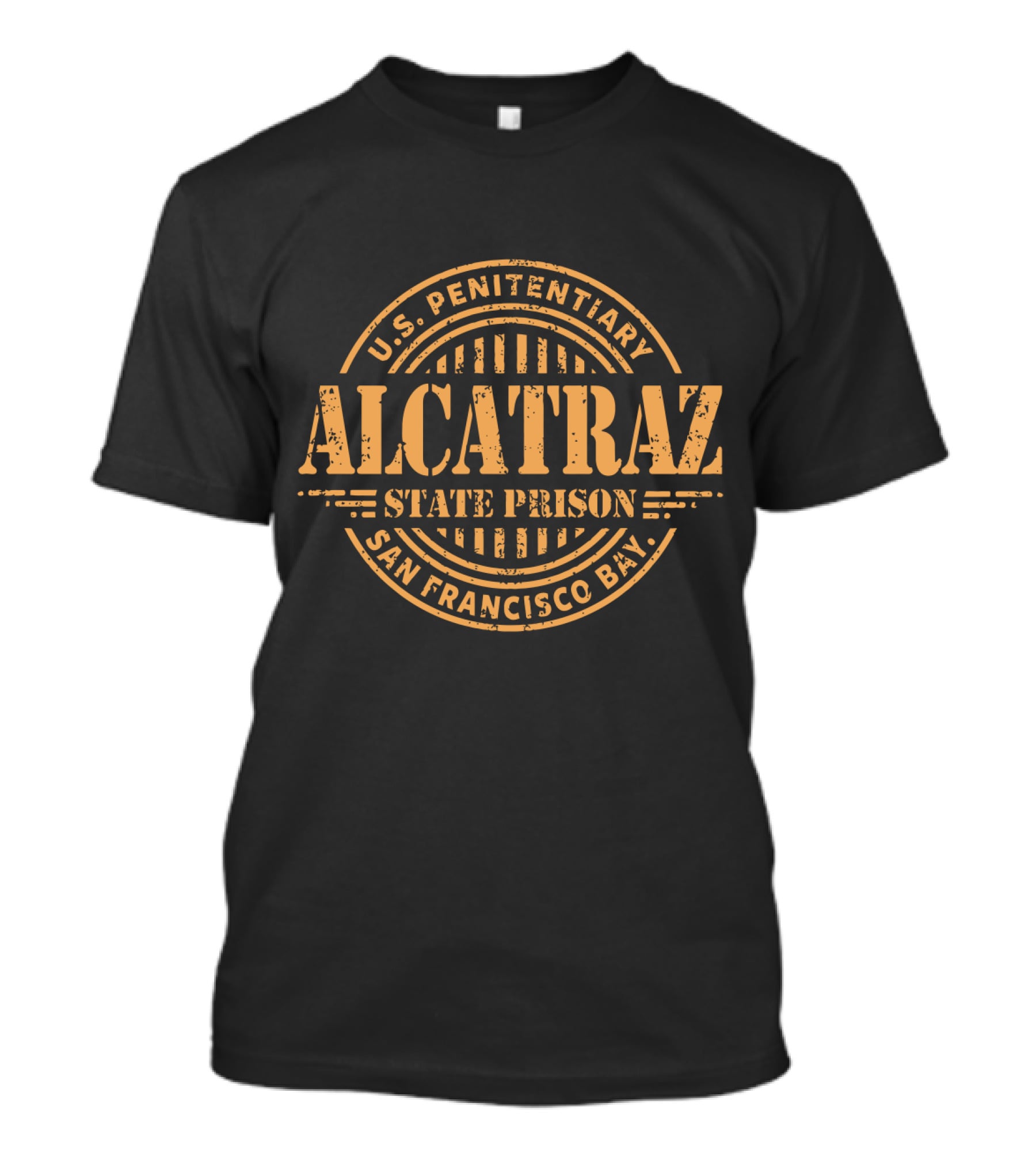 U.S. Penitentiary Alcatraz State Prison San Francisco Bay T-Shirt