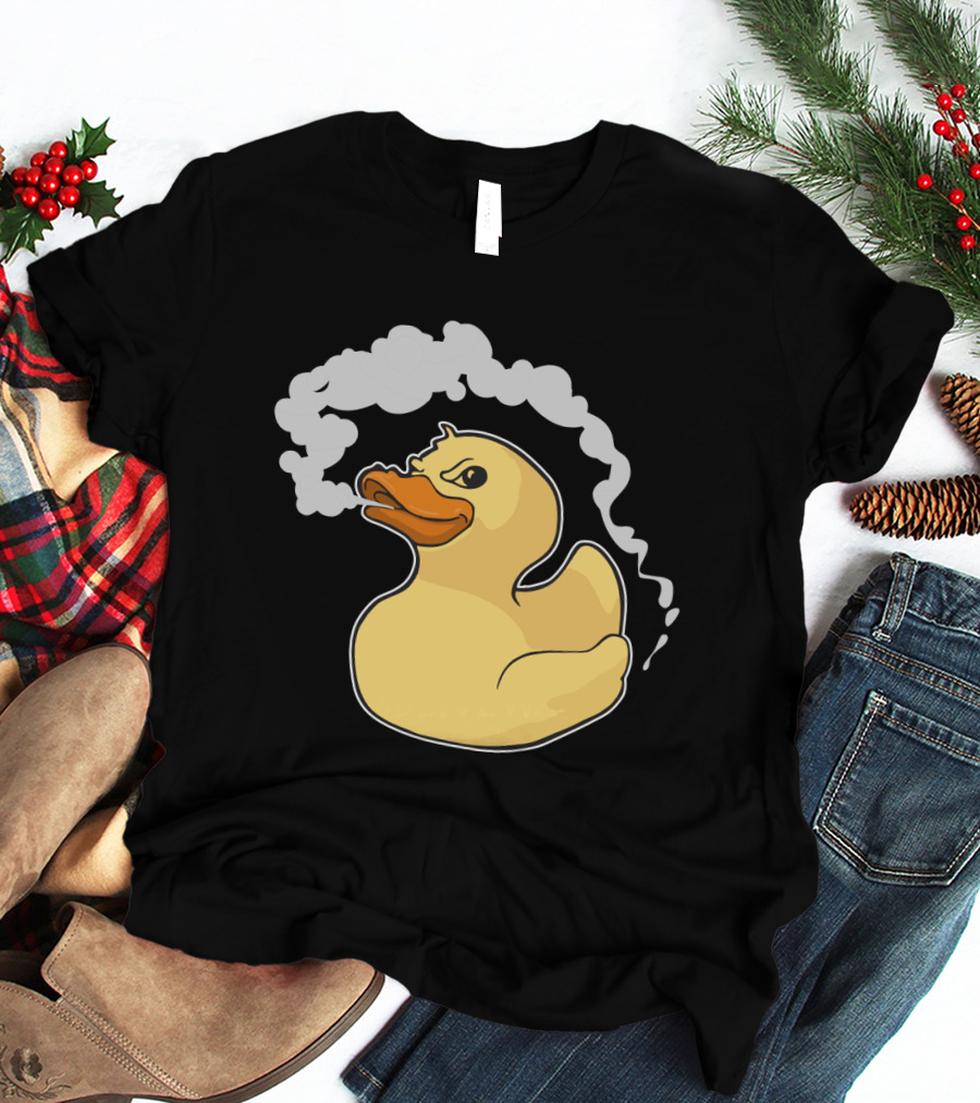Fire Breathing Rubber Ducky With Smoke T-Shirt