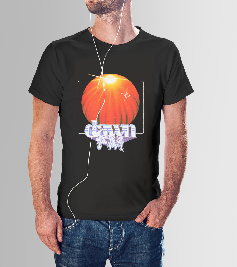 The Weeknd Dawn FM Sunburst Graphic Merchandise T-Shirt