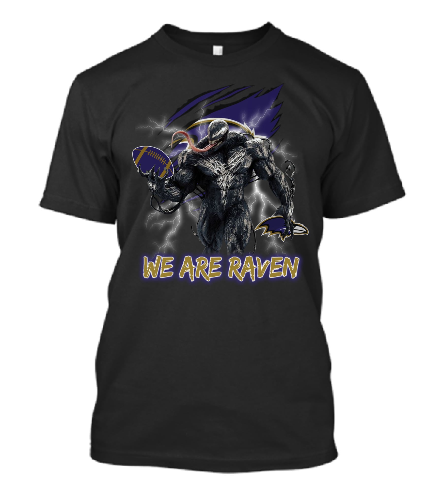 We Are Raven Venom NFL Baltimore Ravens Football Crossover T-Shirt