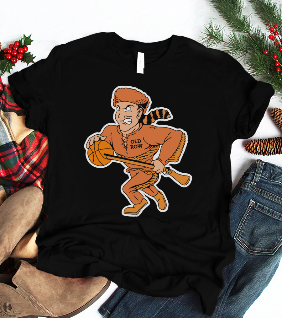 Old Row TN Basketball Pioneer Cartoon T-Shirt