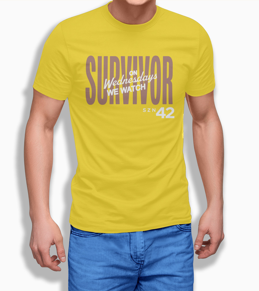 Survivor On Wednesdays We Watch SZN 42 T-Shirt