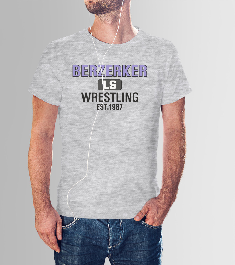 Berzerker LS Wrestling Est 1987 T-Shirt