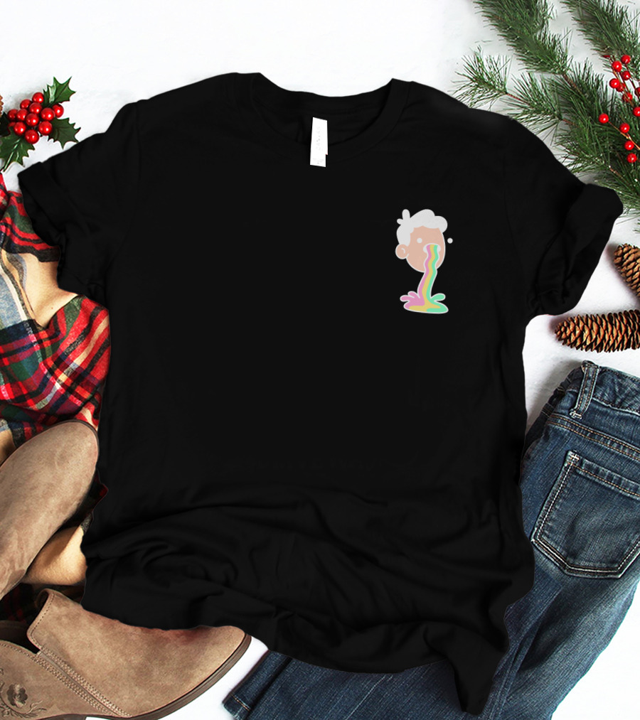 Doodles Merch Mascot Rainbow Vomit T-Shirt