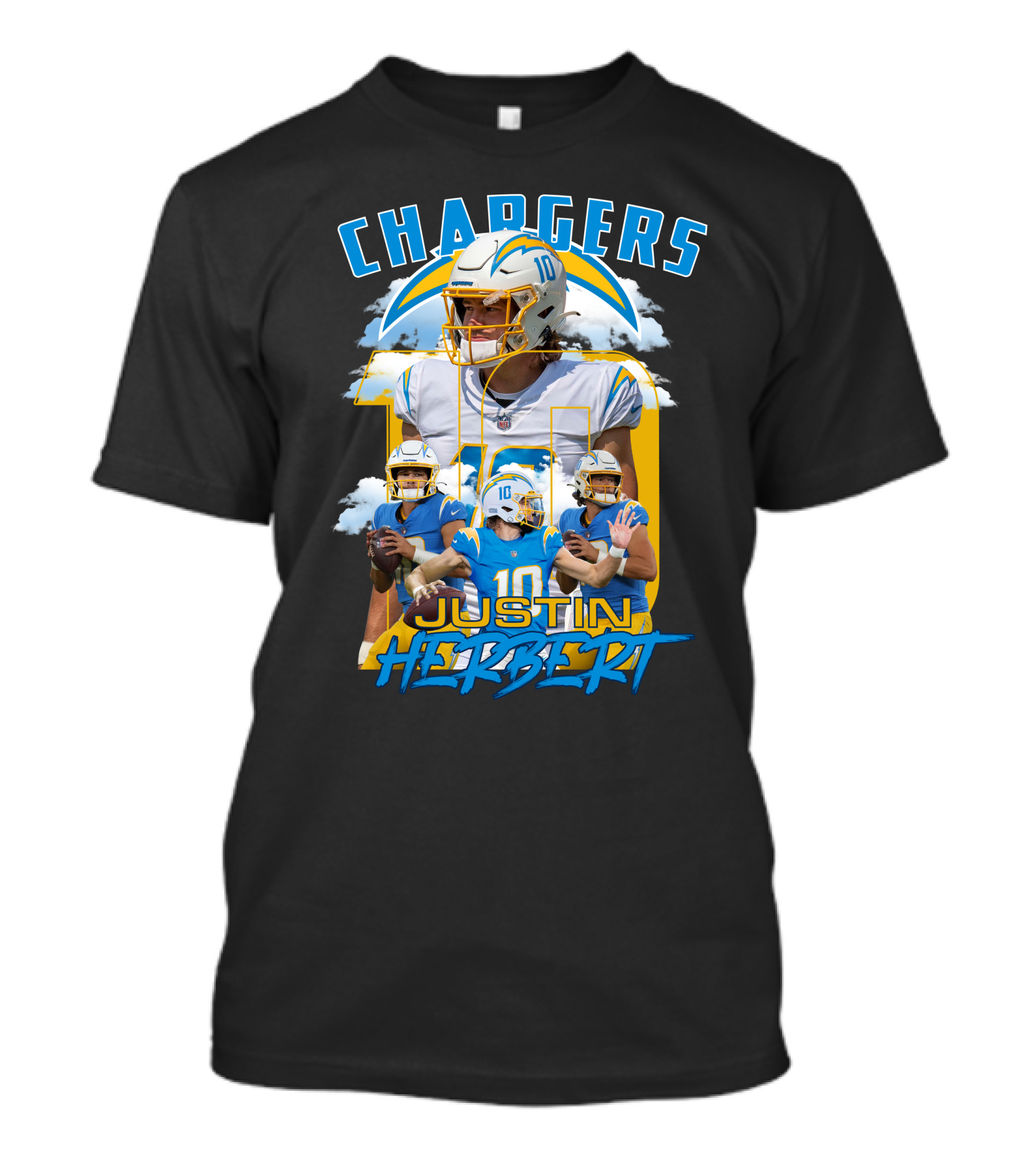 Chargers Justin Herbert NFL Football Star T-Shirt