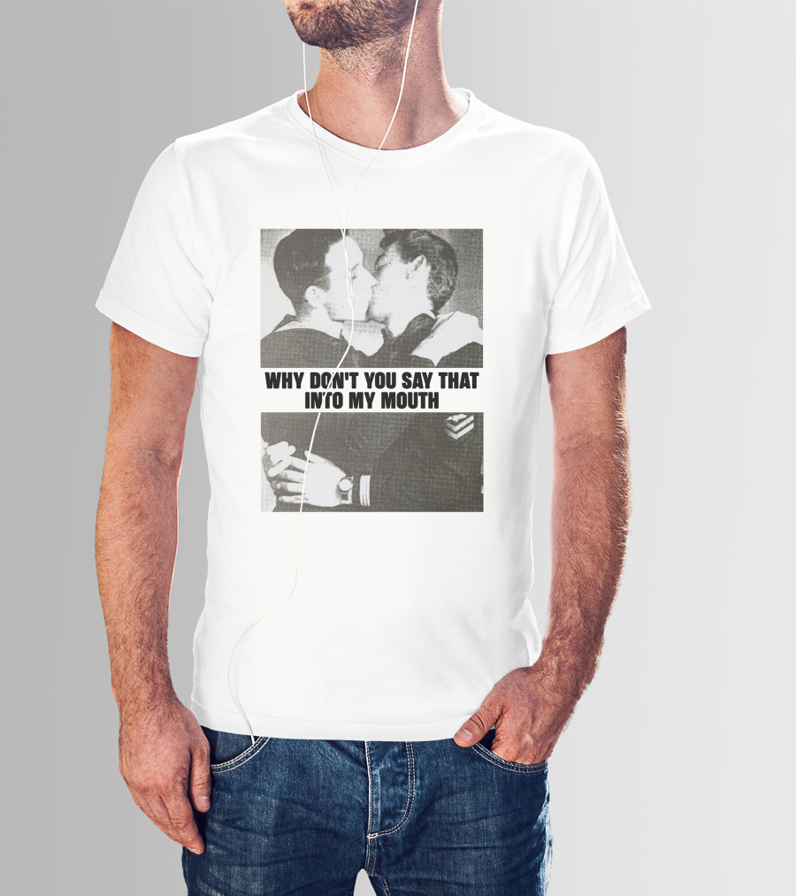 Why Don't You Say That Into My Mouth Frank Iero Must Die T-Shirt