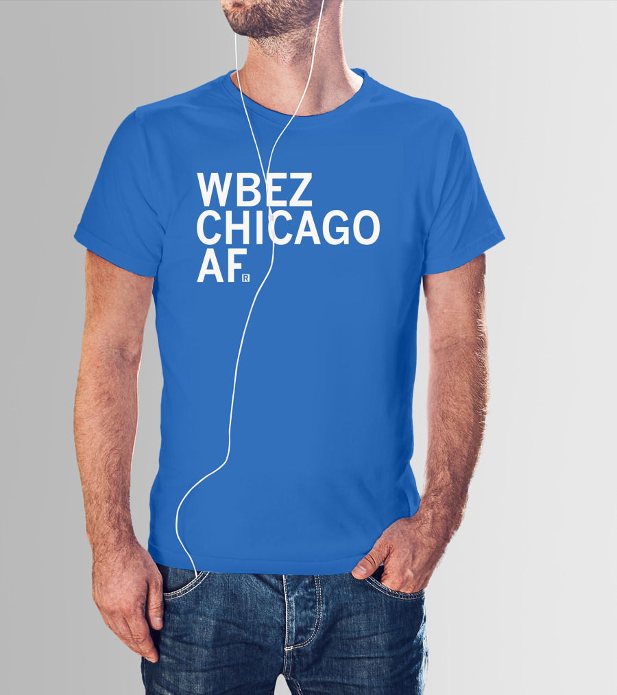 WBEZ Chicago AF Raygun T-Shirt