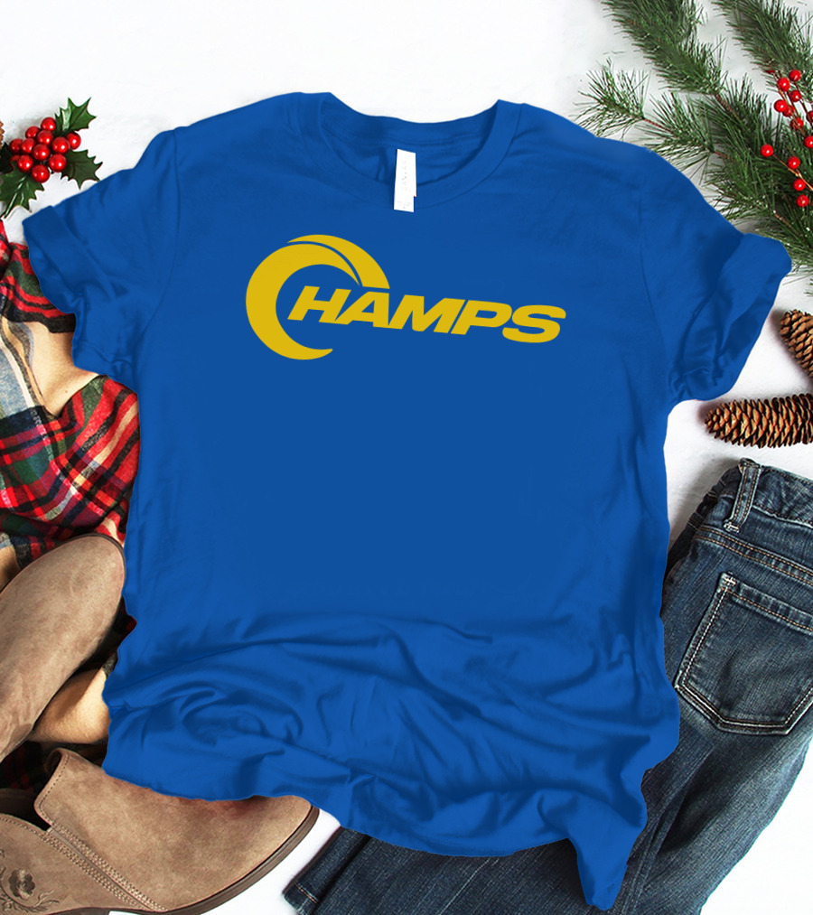 La Champs Danpatrick Yellow Crescent Rams Inspired Merch T-Shirt