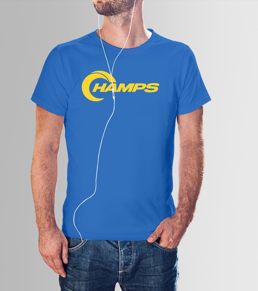 La Champs Danpatrick Yellow Crescent Rams Inspired Merch T-Shirt