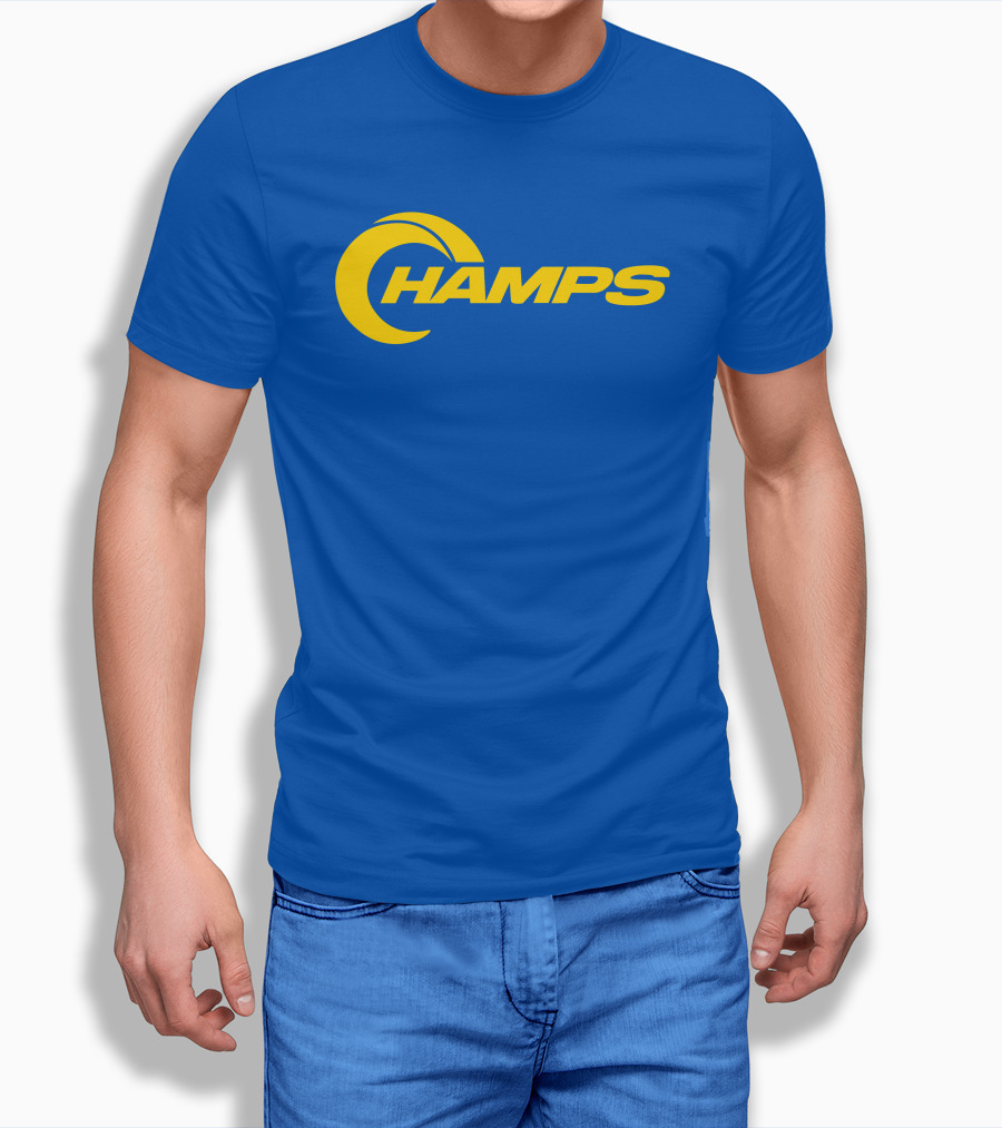 La Champs Danpatrick Yellow Crescent Rams Inspired Merch T-Shirt