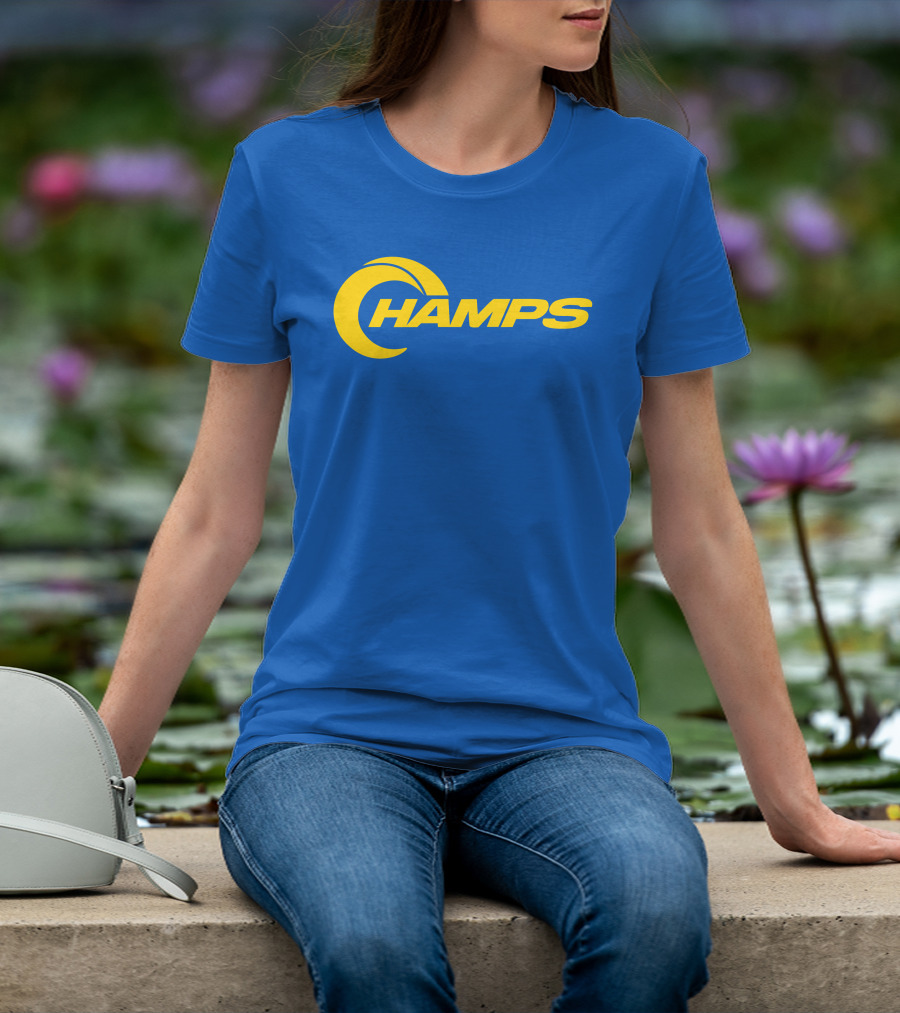 La Champs Danpatrick Yellow Crescent Rams Inspired Merch T-Shirt