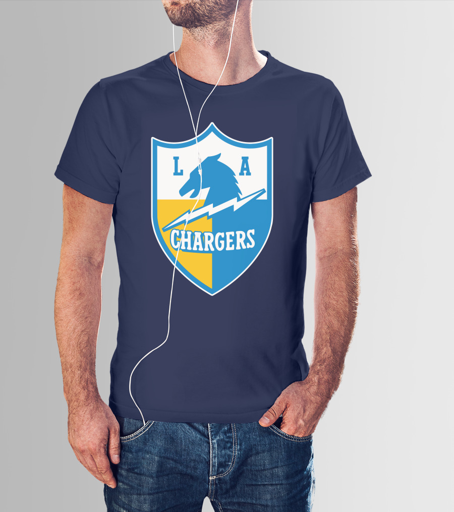 Los Angeles Chargers LA Shield Chargers Vintage T-Shirt