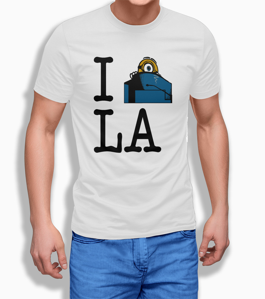 I Love Yellow Guy LA T-Shirt