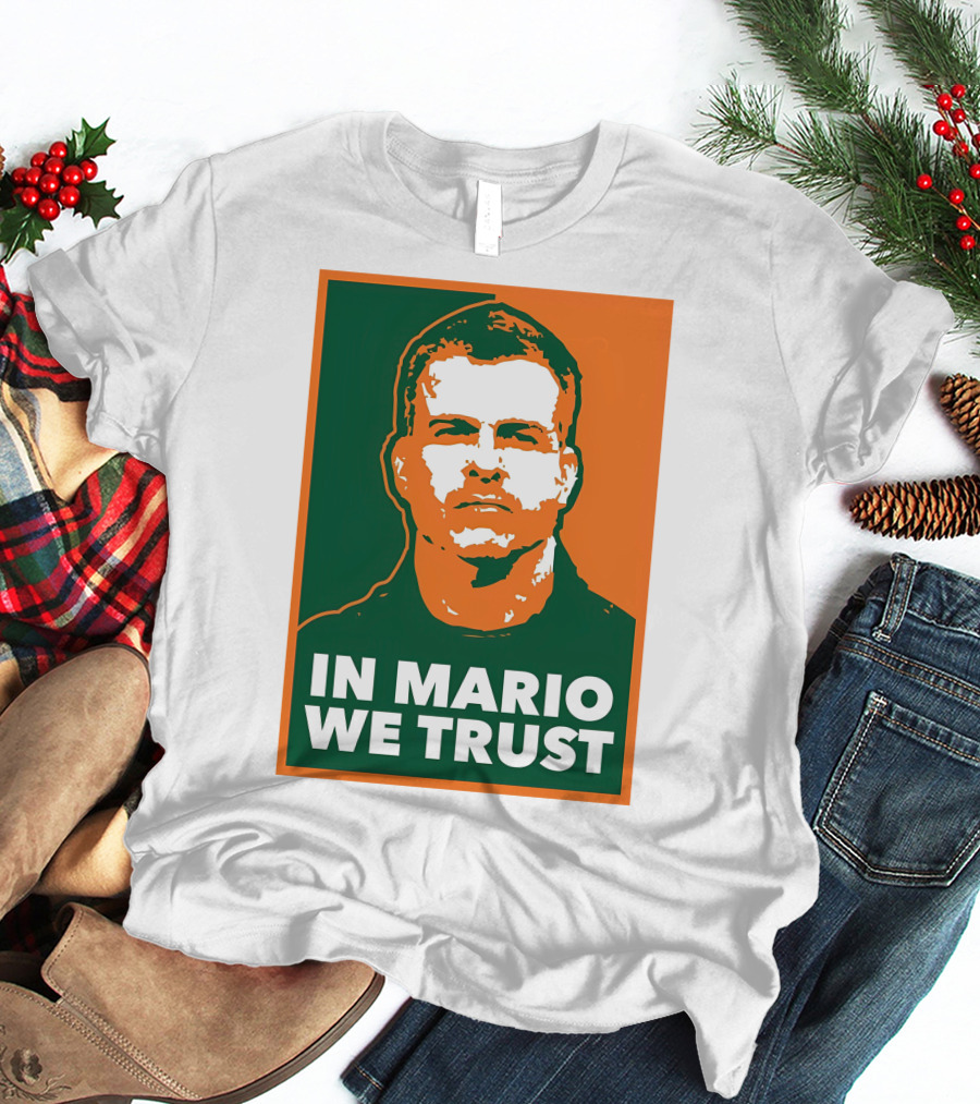In Mario We Trust Retro Sports T-Shirt