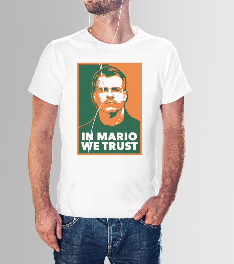 In Mario We Trust Retro Sports T-Shirt