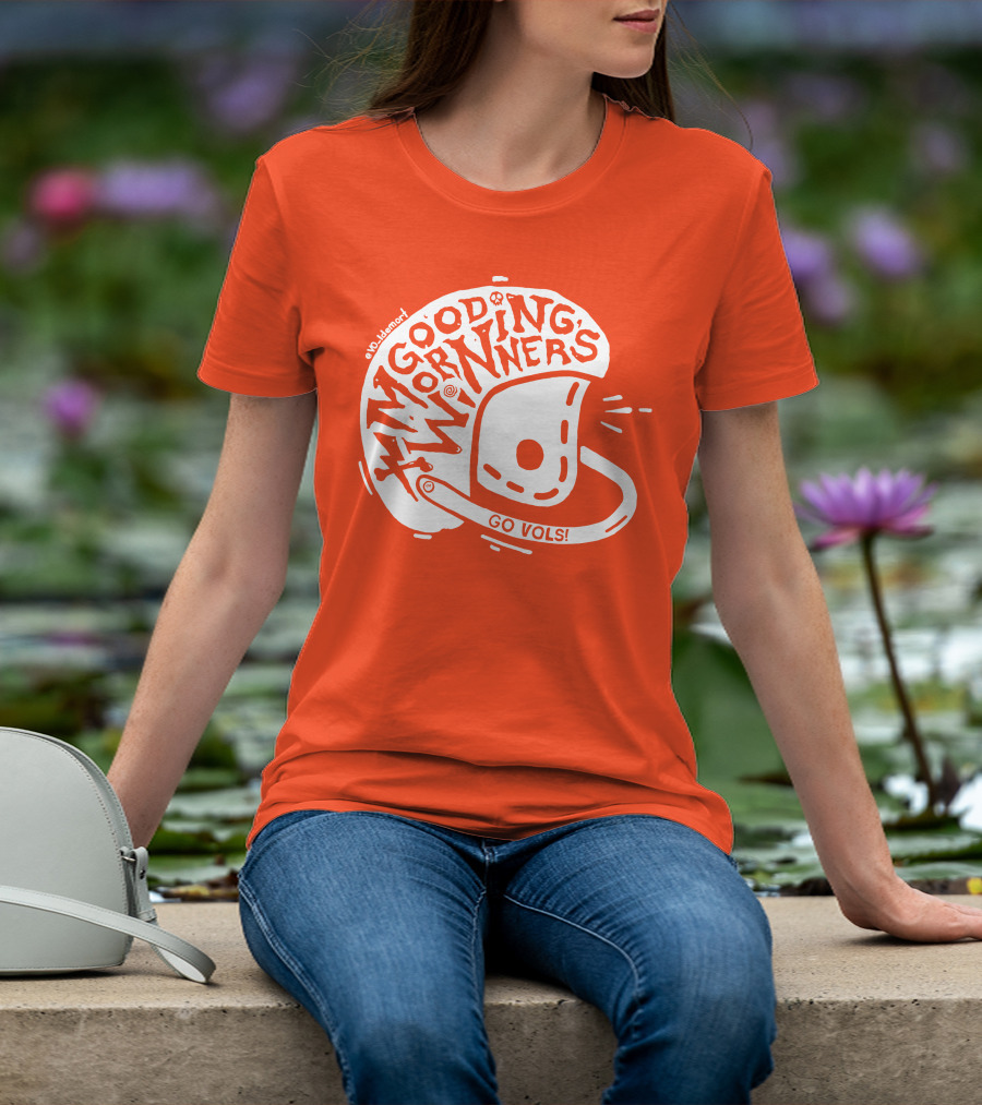 Good Morning Winners Go Vols Football Helmet T-Shirt