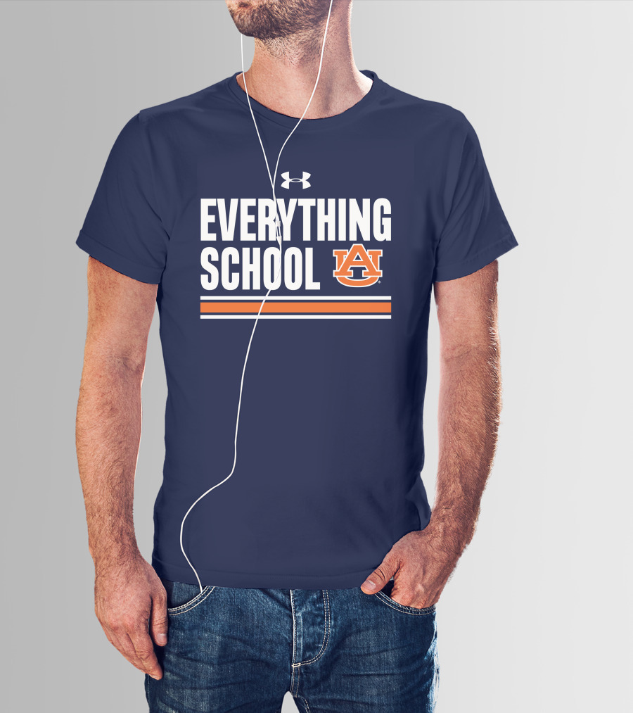 Auburn Football Everything School Under Armour AU T-Shirt
