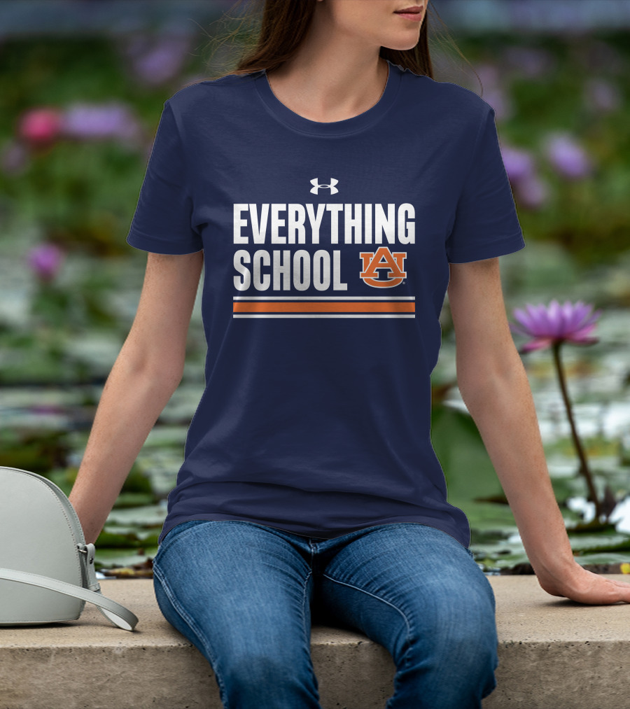Auburn Football Everything School Under Armour AU T-Shirt