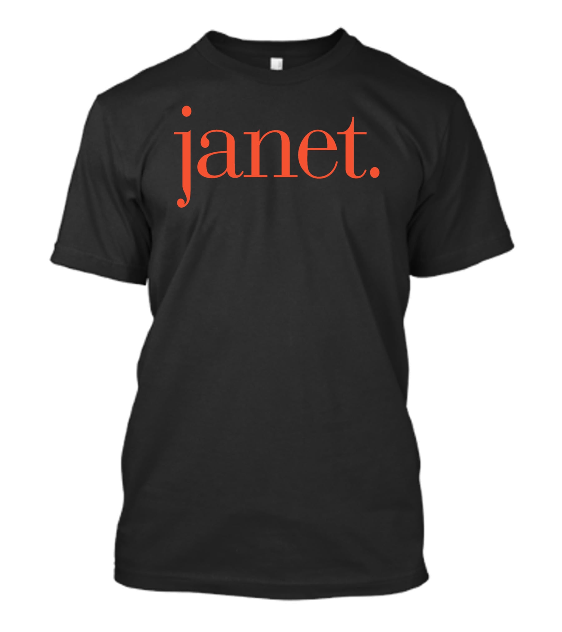 Matthew A Cherry Janet Typography T-Shirt
